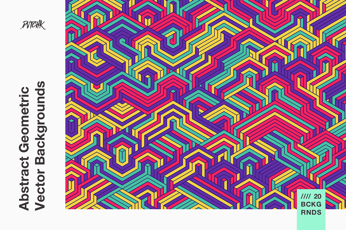 Abstract Geometric Vector Background, a Background Graphic by dvtchk (Photo 4 of 14)