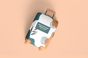 Travel Suitcase Trolley Bag Mockups, a Packaging Mockup by Illusiongraphic (Thumbnail 3 of 15)