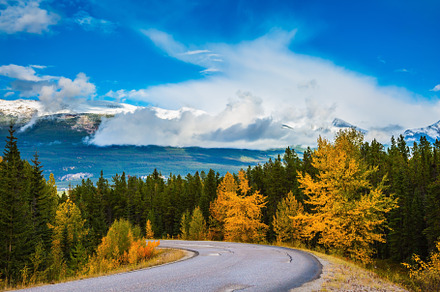 Highway is among the mountains, a Nature Photo by kavram