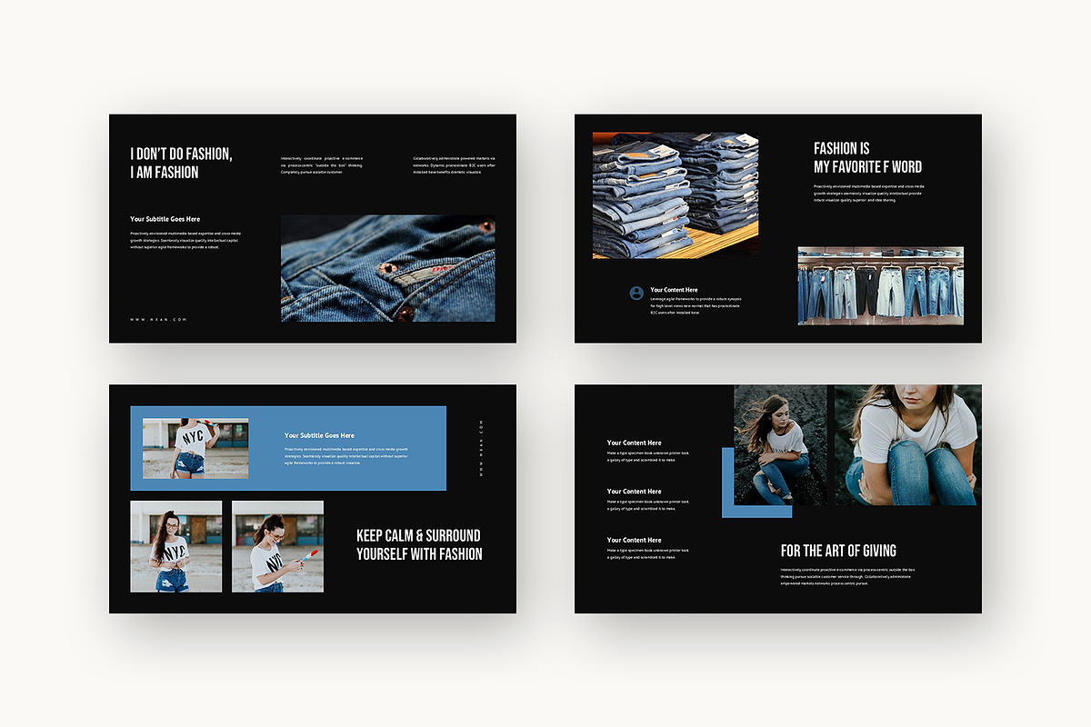 Hxan : Casual Wear Powerpoint, a Presentation Template by Punkl Camp (Photo 10 of 16)