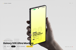 Galaxy S26 Ultra Mockup, an Android Mockup by Toasin Studio