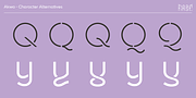 Akwa Stencil, a Sans Serif Font by HeadFirst (Thumbnail 30 of 36)