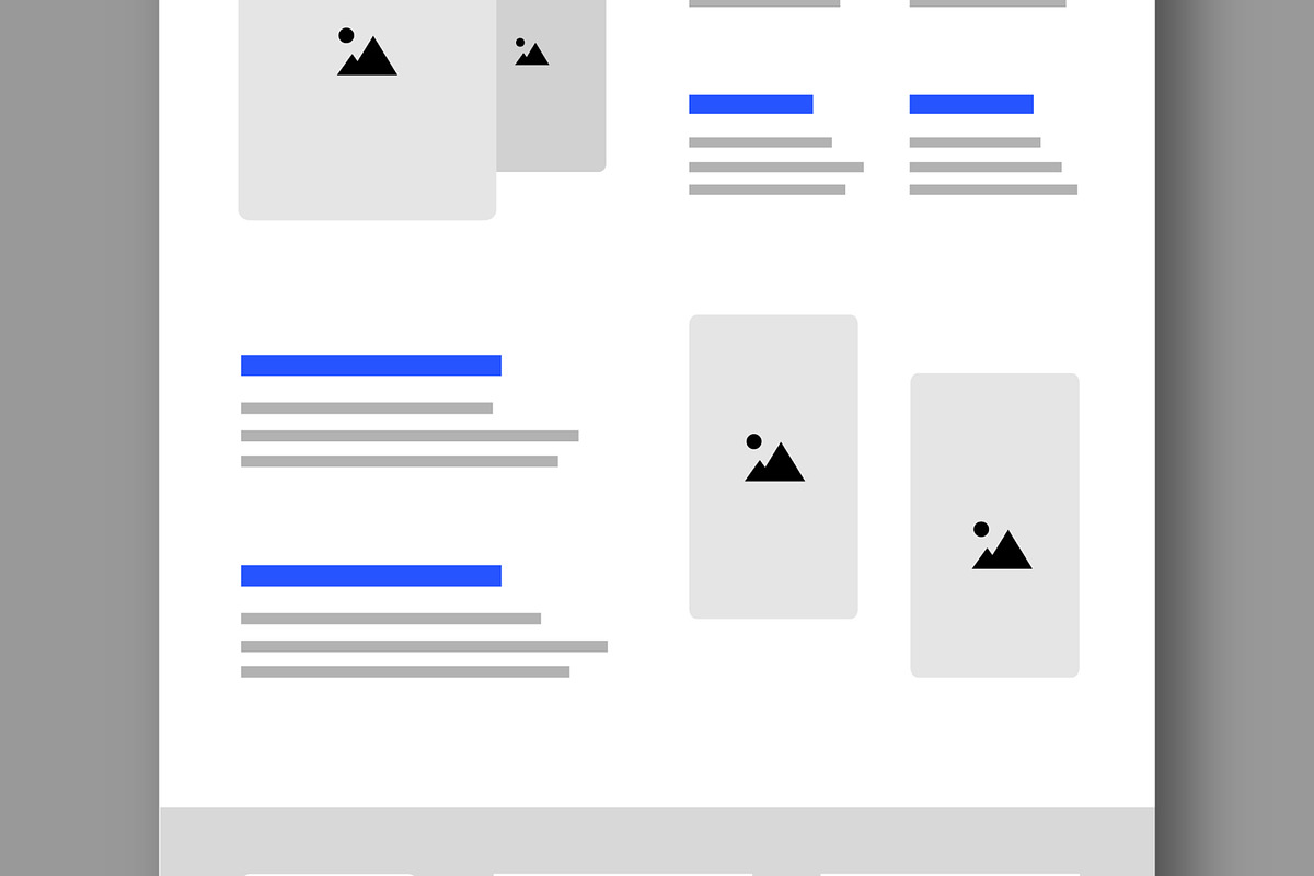 UI Website Wireframe Layout Kit, a Wireframe Template by MightyDesign (Photo 5 of 10)