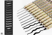 Procreate Brushes - Liners & Pencils, a Brush Add-On by Easy Procreate (Thumbnail 6 of 9)