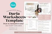 Daria - Worksheet or Course Template, a Marketing Template by Blissful Pixels (Thumbnail 2 of 6)