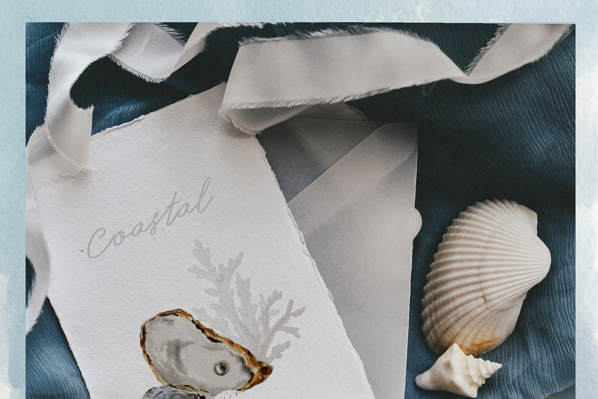 Coastal hand-painted watercolor, a Decorative Illustration by Youksy (Photo 8 of 17)