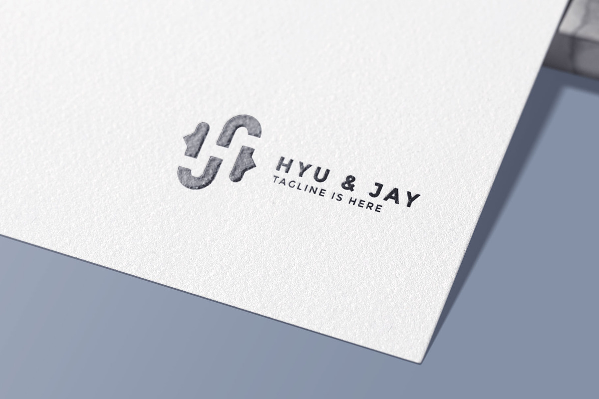 Logo Ambigram initial H and J, a Branding & Logo Template by Izalsye (Photo 3 of 4)