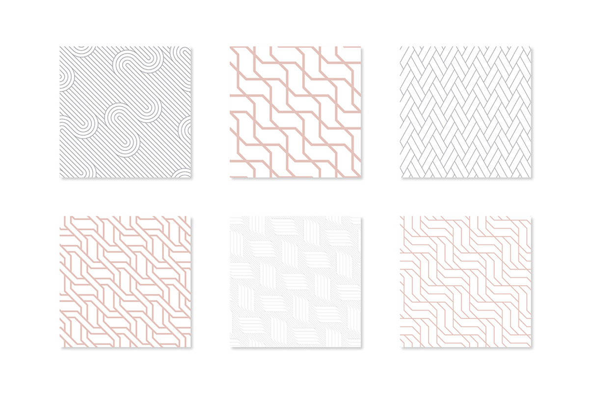 Rippled Seamless Patterns v.1, a Pattern Graphic by Curly_Pat (Photo 3 of 8)
