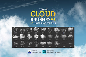 Photoshop Cloud Brushes V2