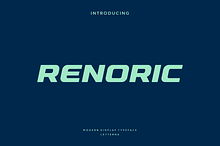 Renoric - Modern Sport Typeface