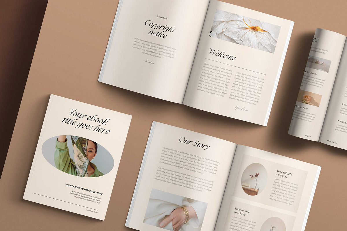 CHESTNUT | Ebook Template Canva, a Magazine Template by Sierra Creative Studio (Photo 2 of 13)