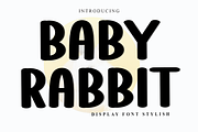 Baby Rabbit, a Script Font by FreshTypeINK (Thumbnail 1 of 8)