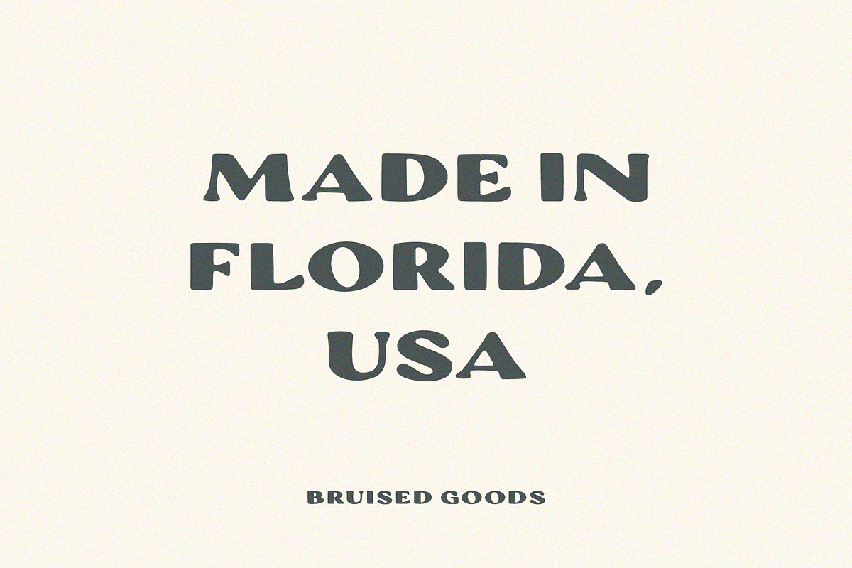 Oasis, a Slab Serif Font by Bruised Goods (Photo 5 of 5)