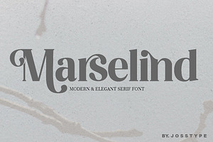 Marselind Serif font