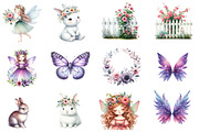 Watercolor  Fairy Clipart, an Icon by Designworld (Thumbnail 3 of 5)