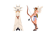 Halloween people set, banner, poster, a Person Illustration by PaperTrident (Thumbnail 2 of 14)