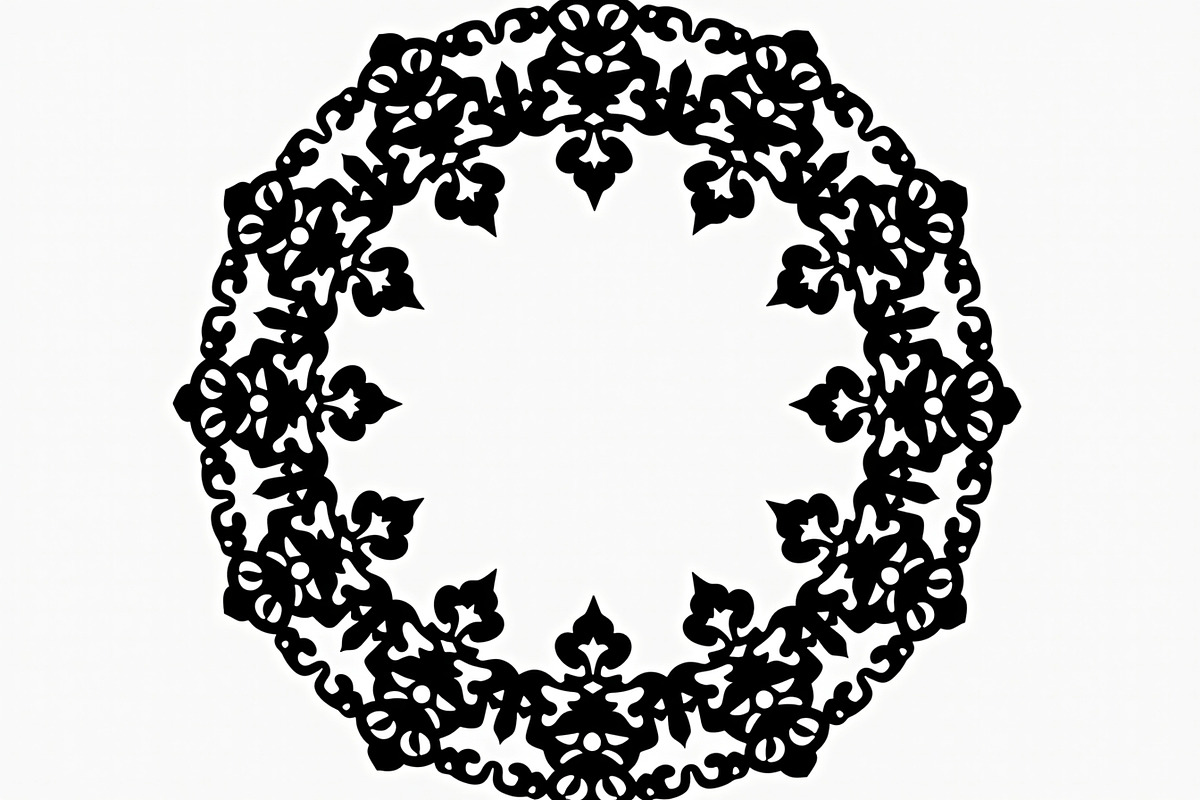 Mandala Frame with Abstract Floral, an Illustration by Amazin_art (Photo 6 of 16)