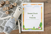 Sweet Duck & Friends – Watercolor, an Animal Illustration by CreativeValuation (Thumbnail 6 of 11)