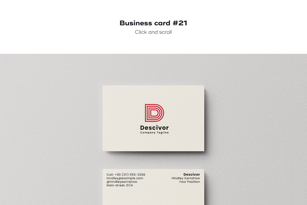 Business Card Logo Template Bundle, a Product Mockup by FoundImages (Photo 34 of 163)