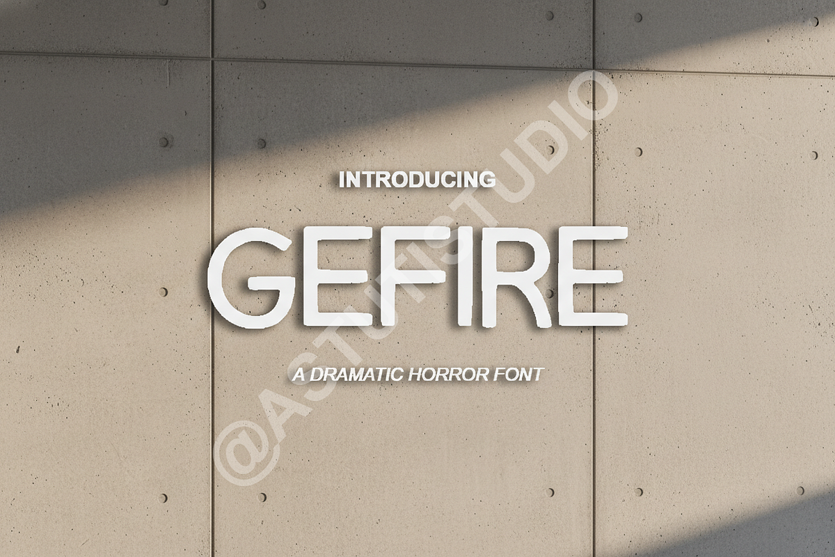 Gefire: Luxury High-Contrast Display, a Font by Astuti Studio (Photo 1 of 16)