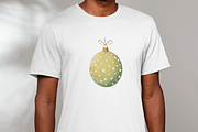 Pastel Christmas Ornament Clipart, an Illustration by Markicha Art (Thumbnail 5 of 6)