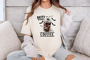 Batty Without Coffee Png,Halloween, an Illustration by Libby Wishes (Thumbnail 6 of 6)