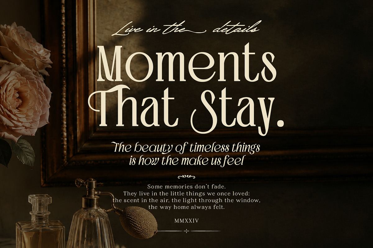The Villas Luxury Display Serif, a Serif Font by Nollev (Photo 7 of 11)
