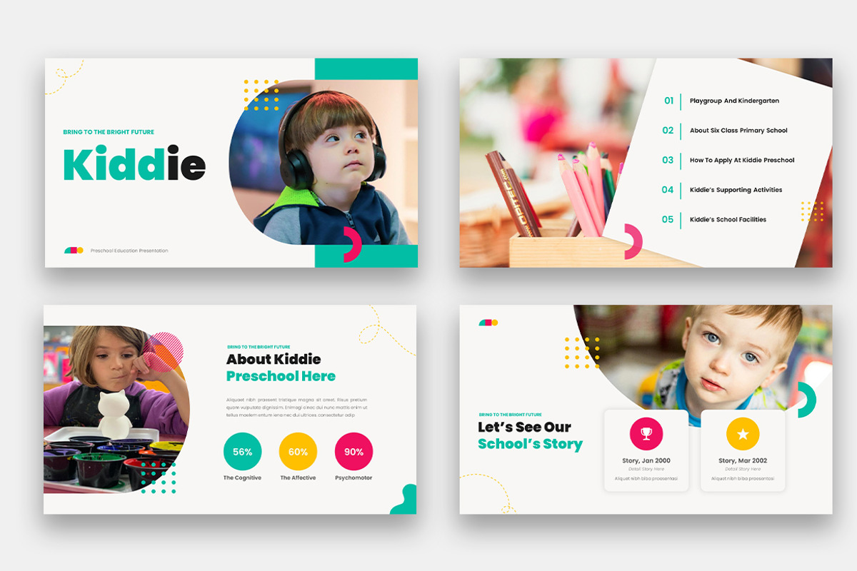 Kiddie Preschool Powerpoint, a Presentation Template by kerismaker