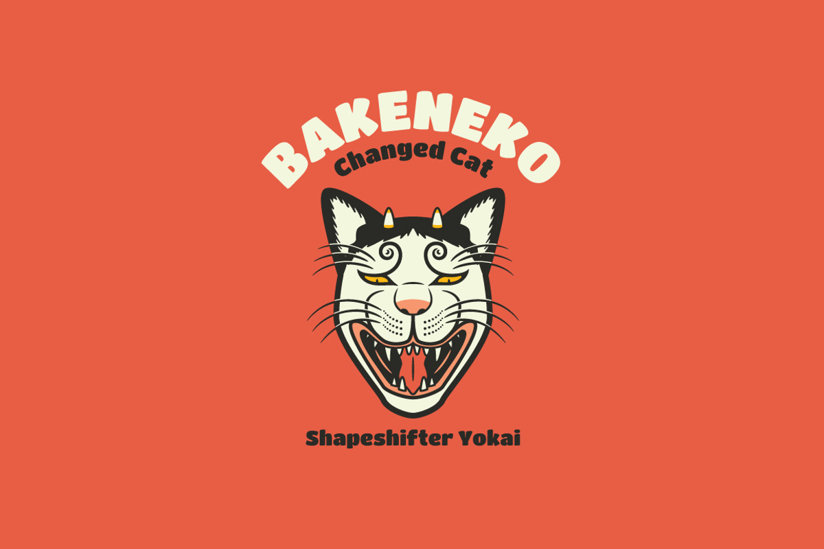 Bakeneko Logo Template, a Branding & Logo Template by Kreasi Malam (Photo 1 of 4)