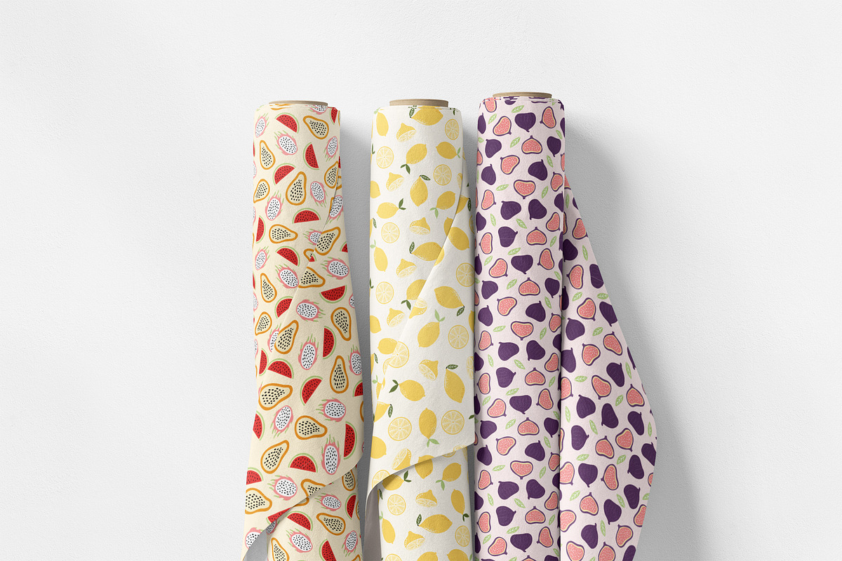 Happy Fruits seamless patterns, a Pattern Graphic by Cozy pattern shop (Photo 6 of 6)