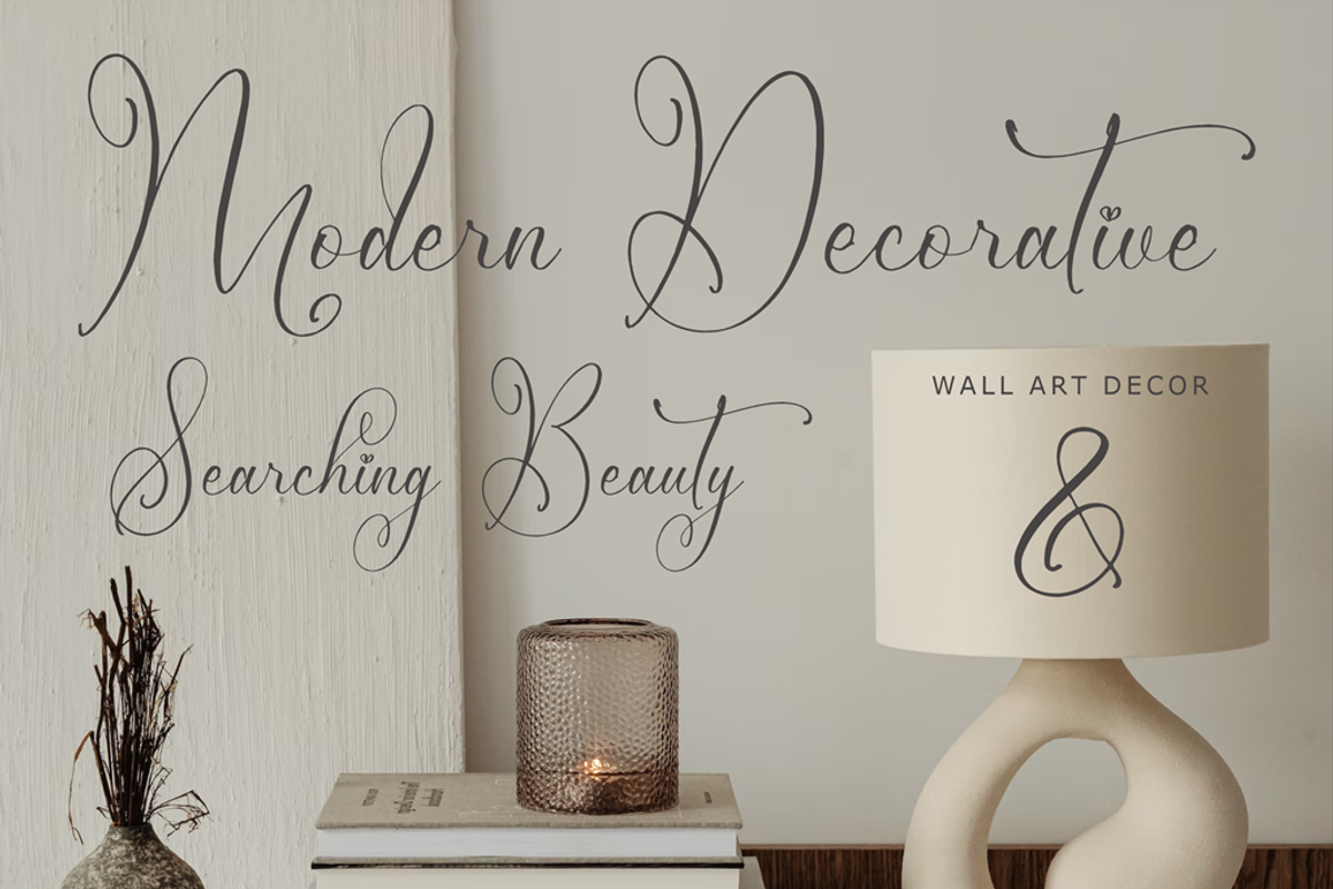 Mendikari Chic Calligraphy Font, a Script Font by Storytype Studio (Photo 6 of 14)