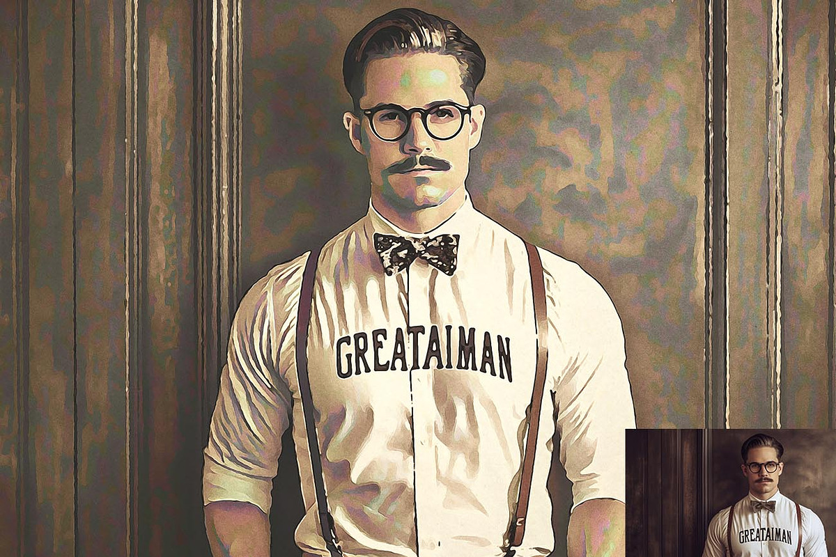 Vintage & Retro Effect FX Photoshop, an Action Add-On by Studio Retouch (Photo 5 of 15)