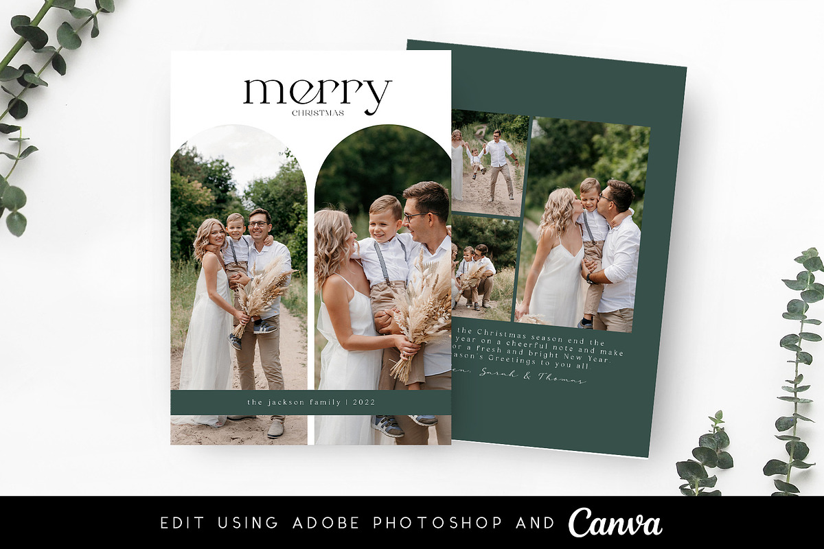 2022 Christmas Card Bundle, a Card Template by Always Templates (Photo 10 of 12)
