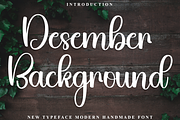 Desember Background, a Handwritten Font by FreshTypeINK (Thumbnail 1 of 8)