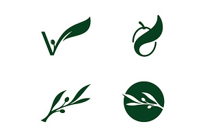Olive oil logo beauty and spa design, a Design Template by T.Vooka