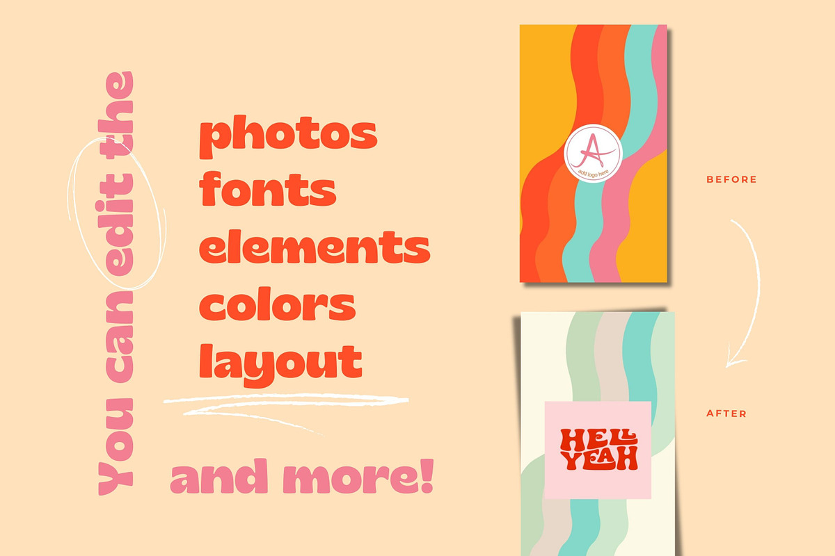 Bold Retro Label Tag Templates, a Card Template by Hell Yeah Designs (Photo 6 of 7)