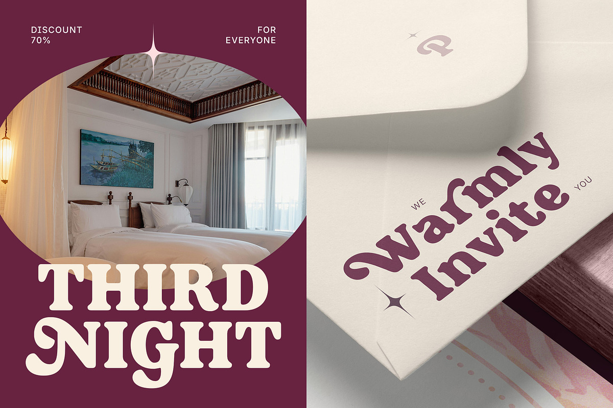 Nolkair - Bold Swashes Retro Serif, a Serif Font by Typia Nesia (Photo 10 of 15)