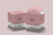 Square Box Mockups | Packaging, a Packaging Mockup by Compositing Studio (Thumbnail 14 of 20)