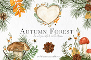 Ultimate Autumn Bundle Clipart, an Illustration by WatercolorWind (Thumbnail 2 of 45)
