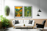 Art Poster Inspired by Van Gogh, a Decorative Illustration by Vibrand Studio (Thumbnail 8 of 12)