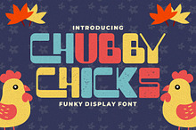 Chubby Chicks - Funky Display Font