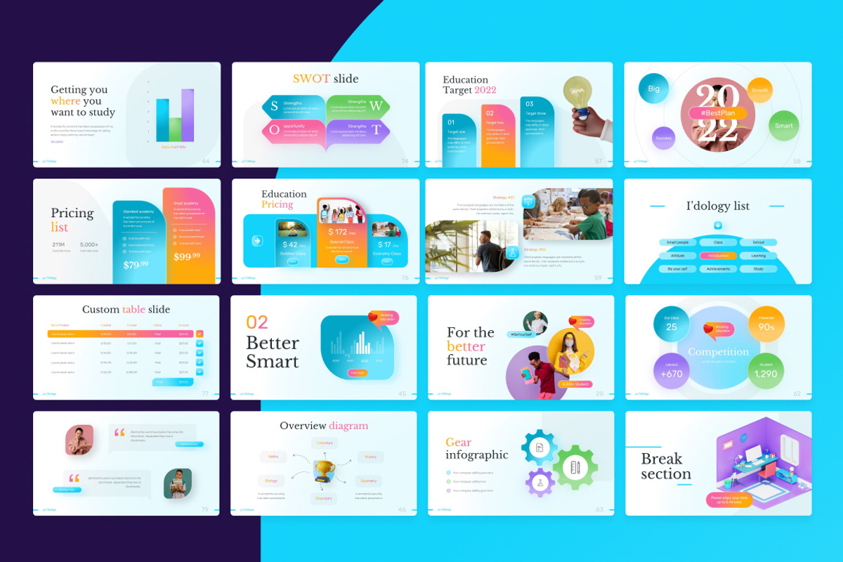 Idology PowerPoint Templates, a Presentation Template by Brandearth RRGraph (Photo 4 of 8)