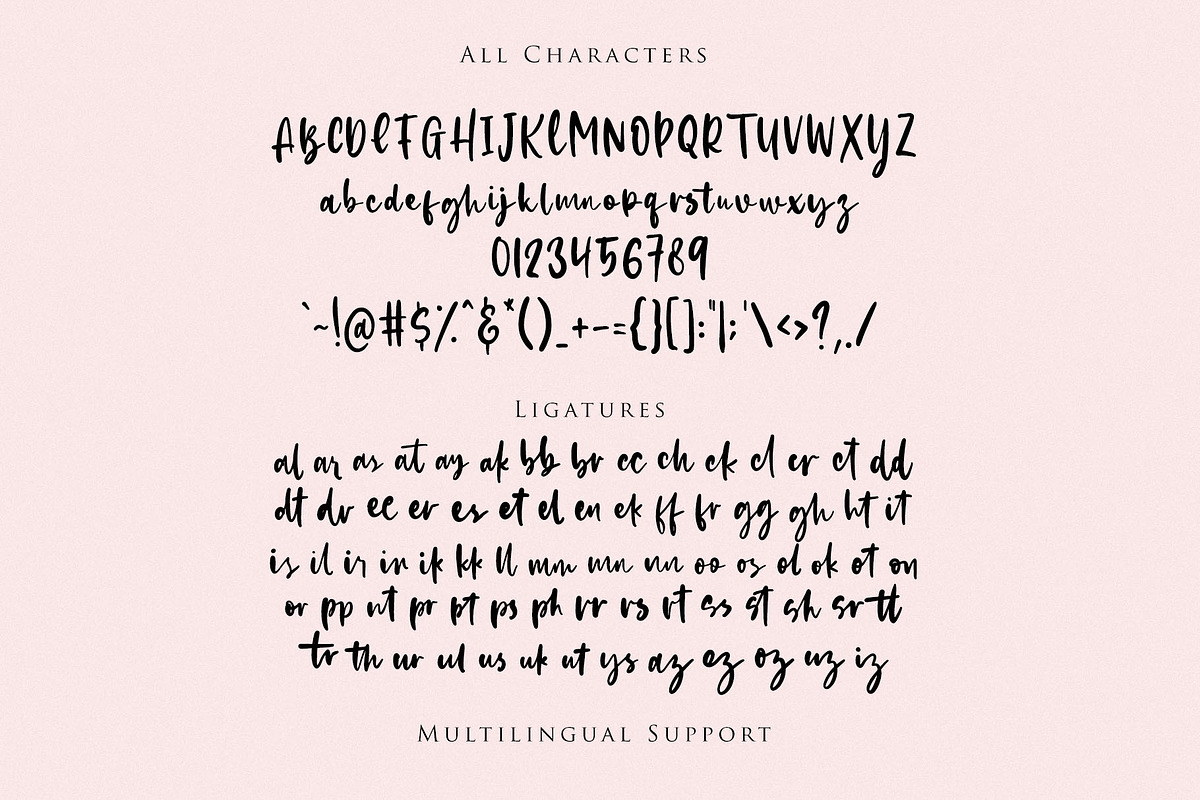 Hachiko - Handwritten Font preview 8