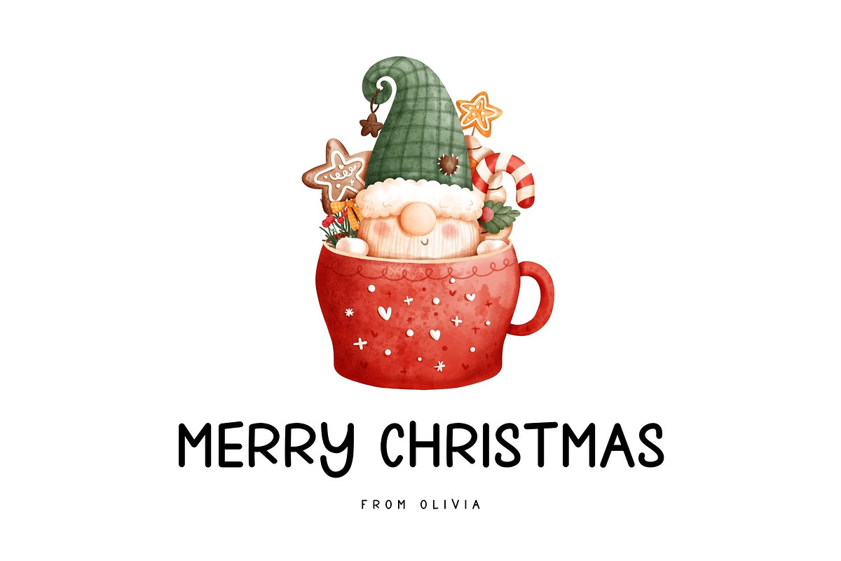 Christmas Winter Font, a Handwritten Font by MyFontsShop (Photo 3 of 9)