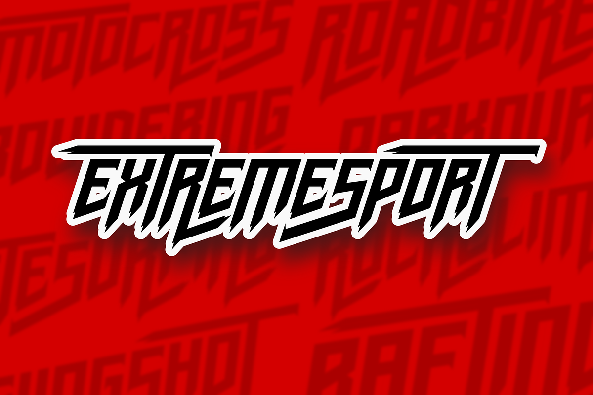 Nighstema Sports display font, a Font by Yktypstd (Photo 6 of 12)