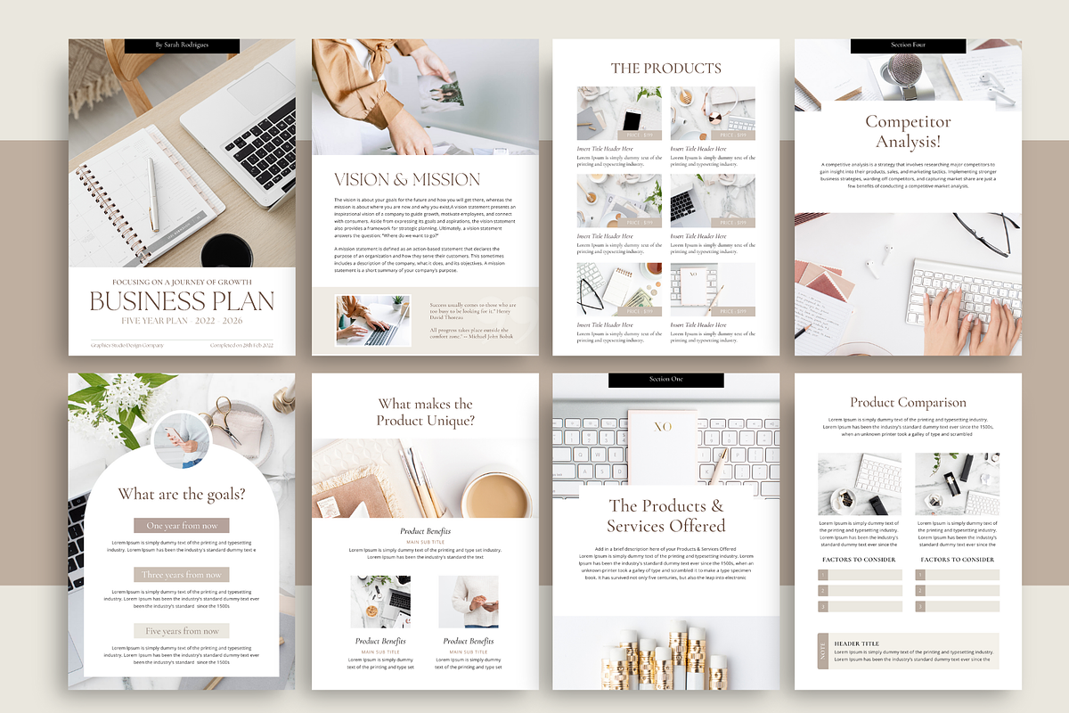 Business Plan Canva Template Coach, a Presentation Template by Design Lush Studio (Photo 4 of 5)