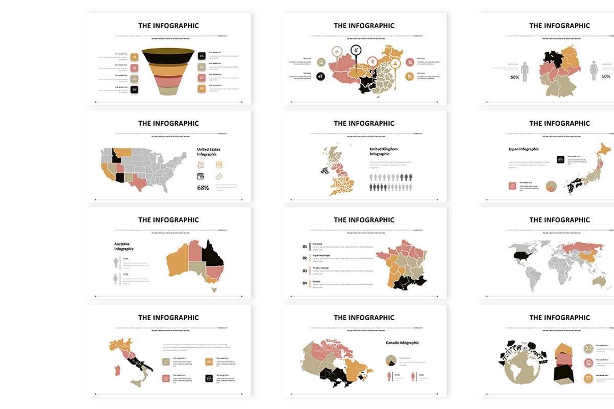 Infographics Presentation Template, a Presentation Template by Analogous Temp (Photo 6 of 8)