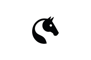 Modern Horse Vector Logo, a Branding & Logo Template by Vectorium Studio