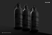 Sport Water Bottle Mockup Set, a Packaging Mockup by Renderteam (Thumbnail 9 of 12)