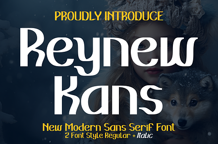 Reynew Kans, a Sans Serif Font by Van Design Studio